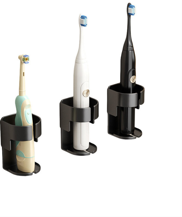 Elektrisk tannbørsteholder (sett med 3) Black
