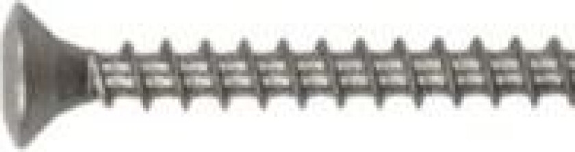 NKT universalskrue 5,0x50mm - TX25, linsehoved, groft trægev. Spun, rustfri A2 - 100stk