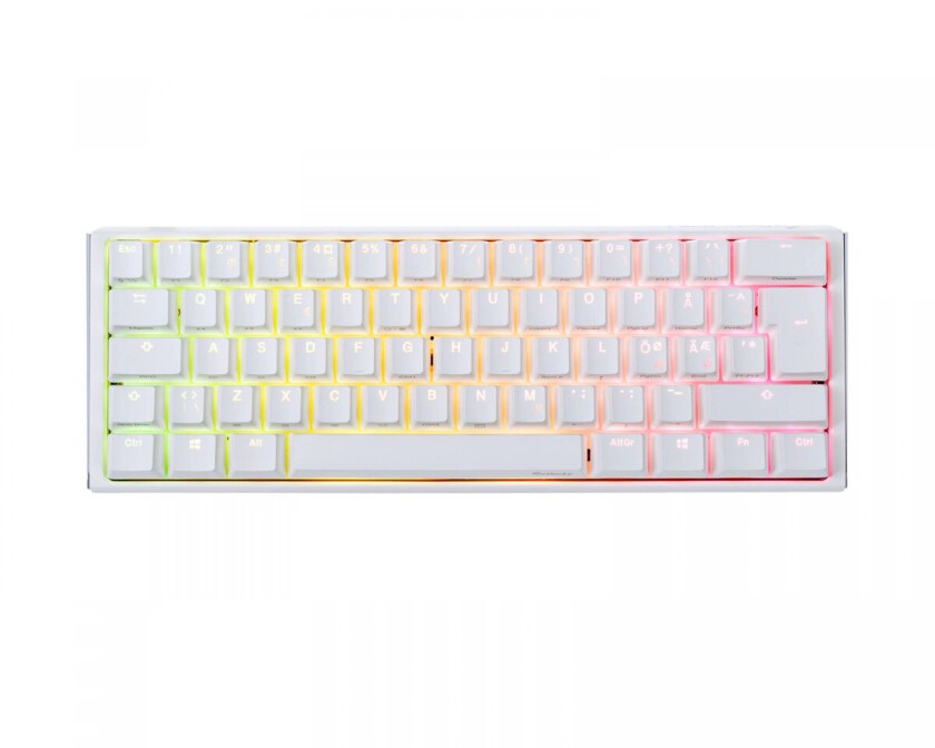 One 3 Mini Pure White Rgb Hotswap Tastatur [Mx Silent Red]