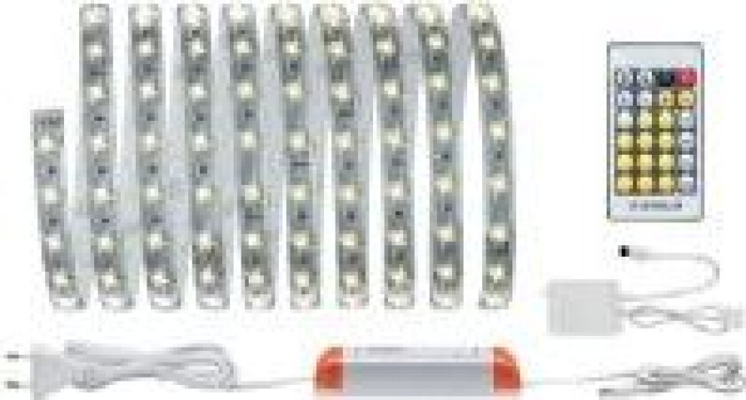 706.24, Universale lysstriper, Innendørs, Sølv, Plast, II, Dagslys, Varm hvit