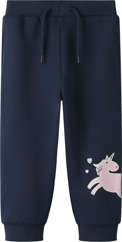 Joggebukser - NmfBirky - Navy Blazer - - 6 år (116) - Joggebukse
