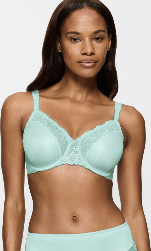 Ladyform Soft W BH med bøyle, turkis, Størrelse: 85F, Kvinner