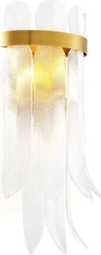 Erika vegglampe antikk messing