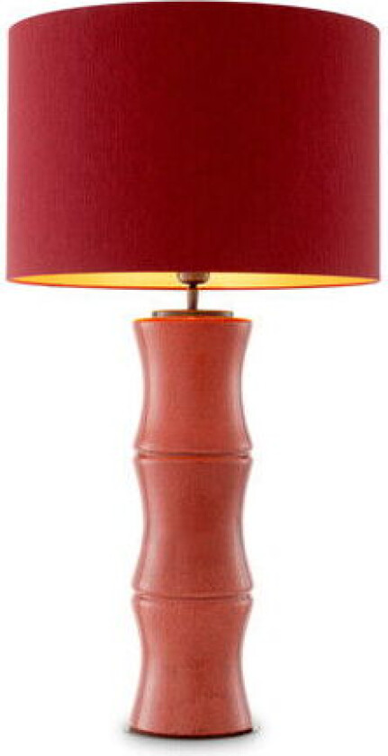 Bonny bordlampe korallrød