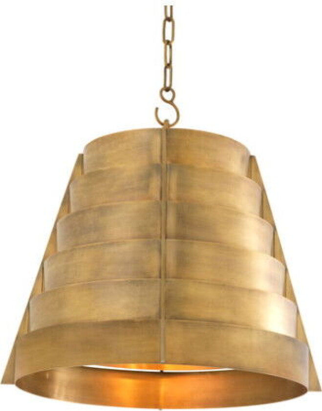 Fitzroy taklampe messing