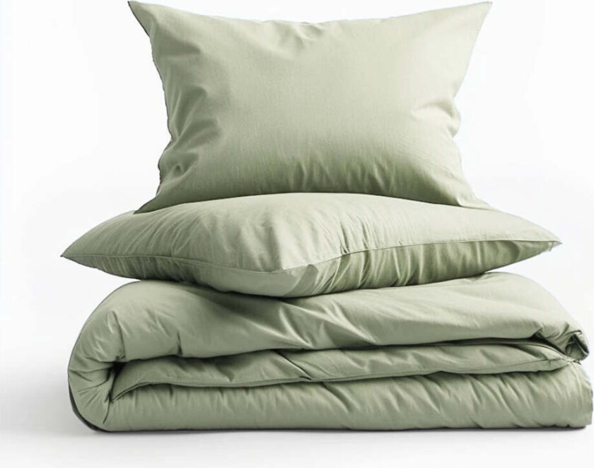 Soft Cotton Sengesett Lys Grønn