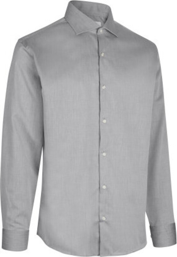 Skjorte moderne passform sølv m