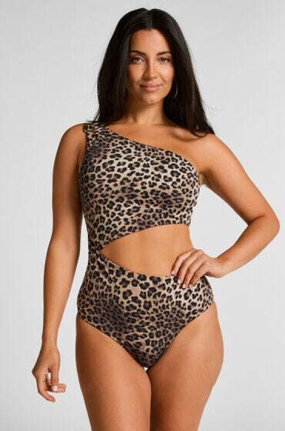 Amalia bikinitopp med én skulder Brun