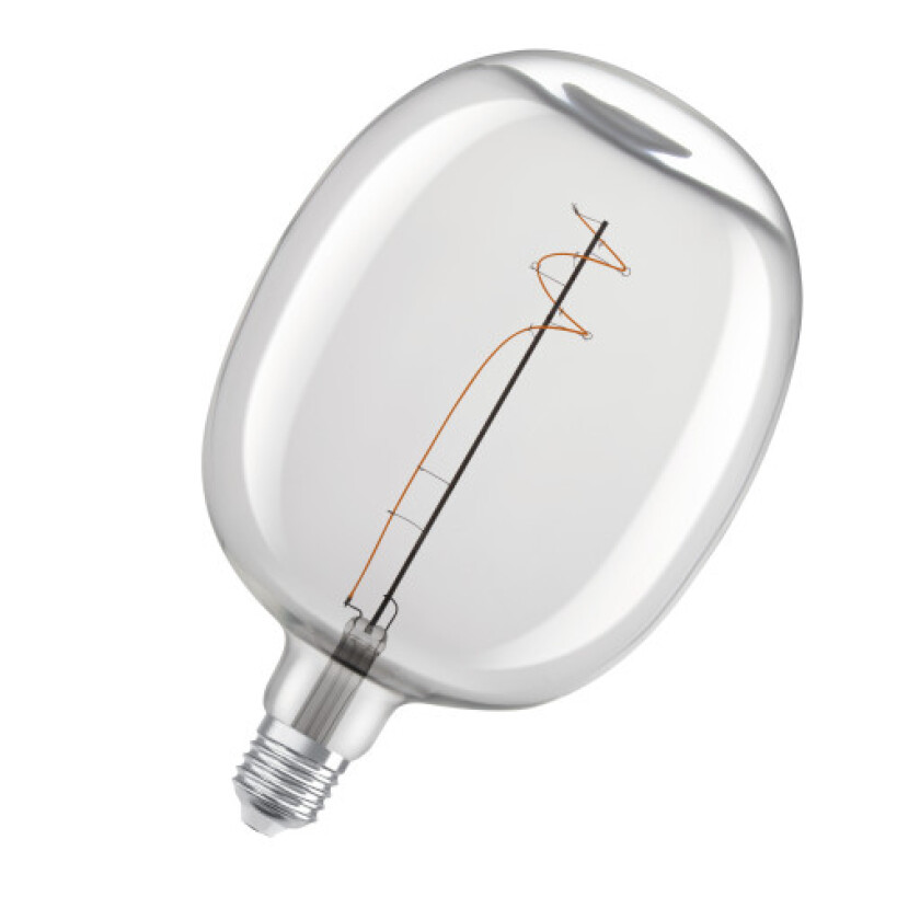 1906 LED gl bal hvit spiralfil ul tynn 4,8W/827 E27 dim