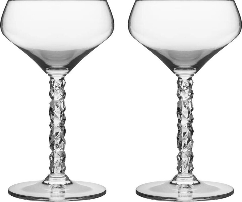 Carat cocktailglass 2-pakning Klar