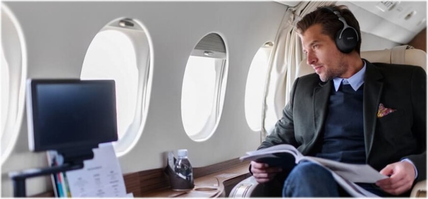 AH-GC30 - Hodetelefoner med mikrofon - full størrelse - Bluetooth - trådløs - aktiv støydemping - svart