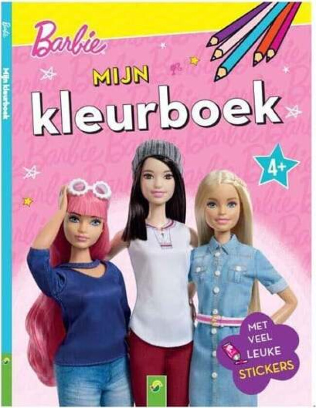 My Coloring Book with Stickers - Barbie