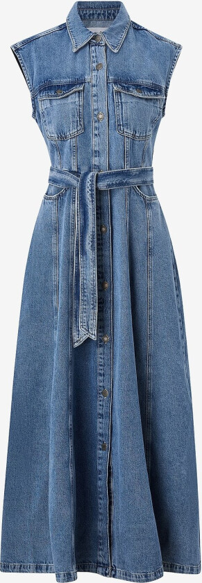 Maxikjole Denim - Blå