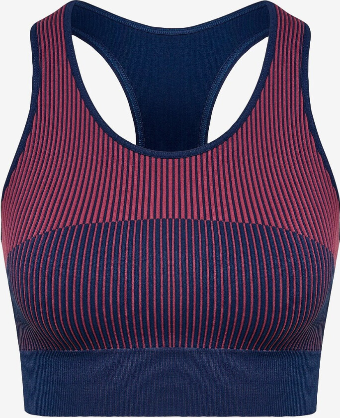 Sports-BH Hmlyoga Seamless W Crop Top - Blå