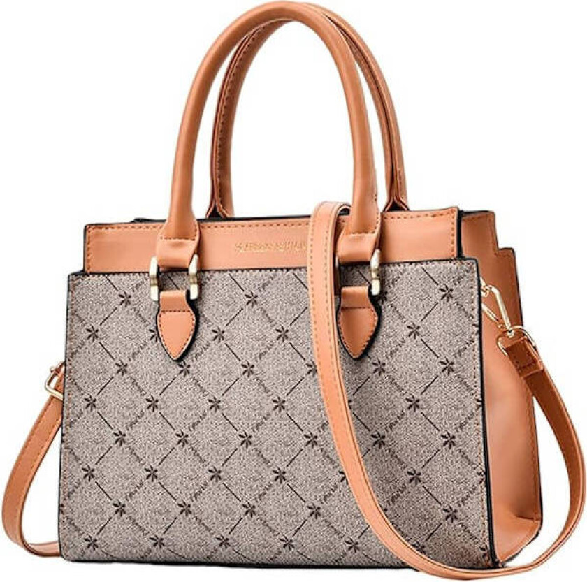 Håndveske Dame Designer Topphåndveske Crossbody Veske (Grå)