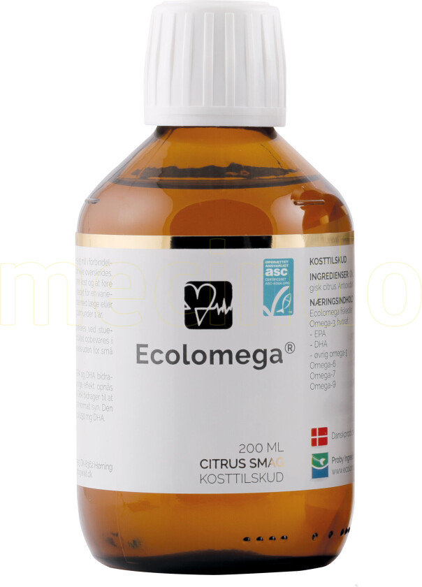 Natur-Drogeriet Ecolomega Fiskeolje - 200 ml