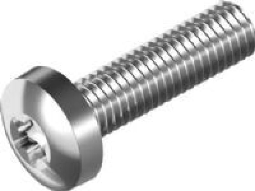 Maskinskrue M4x25 mm WS 9460 Lig DIN 7985, rustfri A4 panhoved, TX-kærv TX20 - (500 stk.)