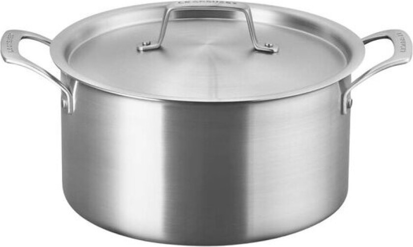 Essential 3-Ply dyp gryte 24 cm 6L m/lokk
