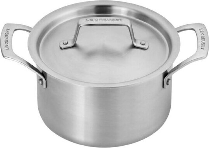 Essential 3-Ply dyp gryte 18 cm 2,8L m/lokk