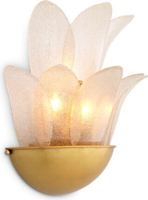 Melrose vegglampe antikk messing