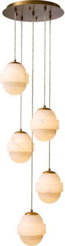 Icarus lysekrone antikk messing