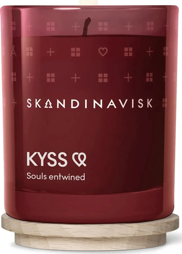 Kyss Scented Candle 65G - Burgundy - 65 G