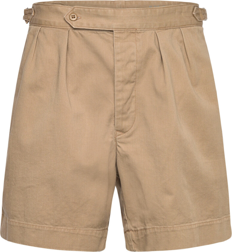 7-Inch Relaxed Fit Twill Officer's Short - Beige - 32