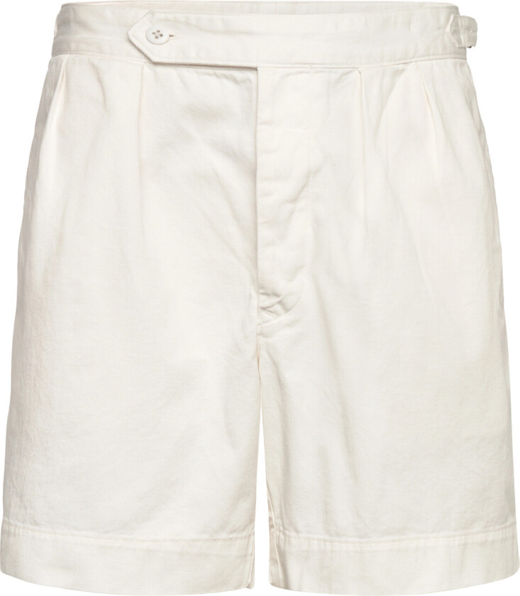 7-Inch Relaxed Fit Twill Officer's Short - Cream - 34