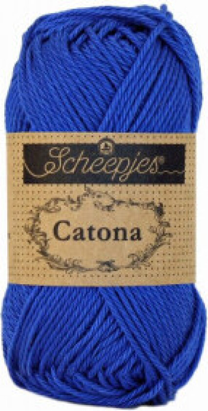 Catona Garn Unicolor 201 Elektrisk Blå