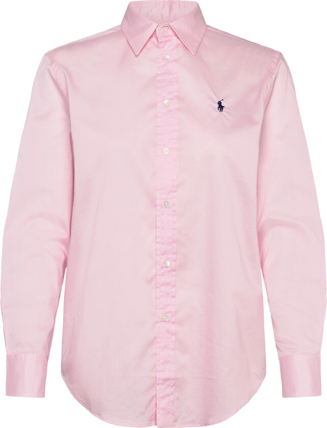Classic Fit Cotton Twill Shirt - Pink - XS