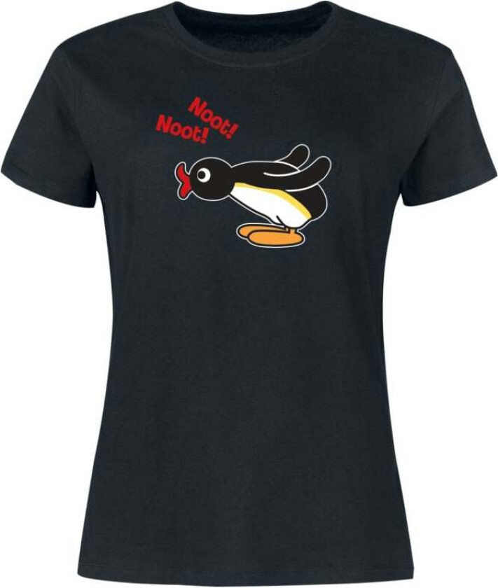 T-skjorte - Noot! Noot! - S til 5XL - Damer - svart