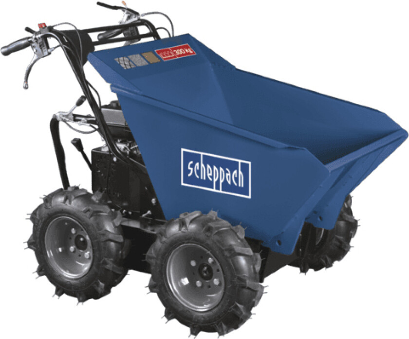 DP3000, Motorisert trillebår, 4 hjul, 300 kg, 196 cm³, 3,6 l, 700 mm