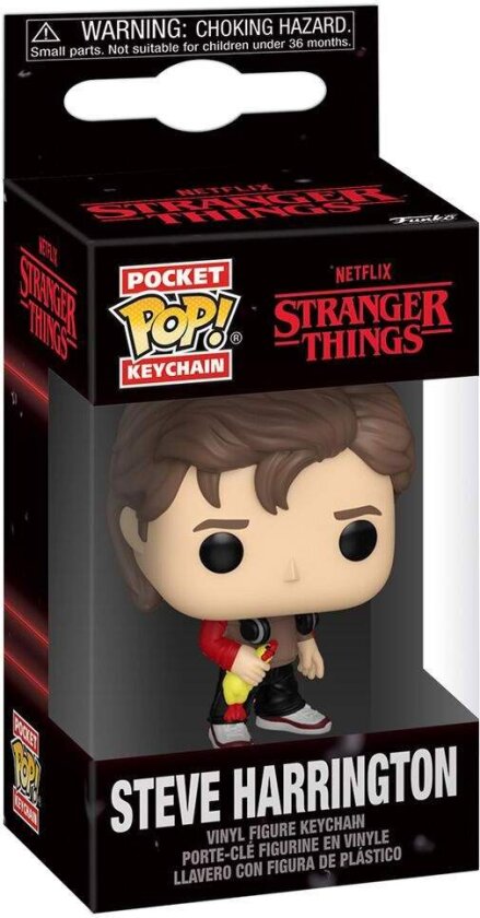 Lomme POP-nøkkelring Stranger Things 5 Steve Harrington