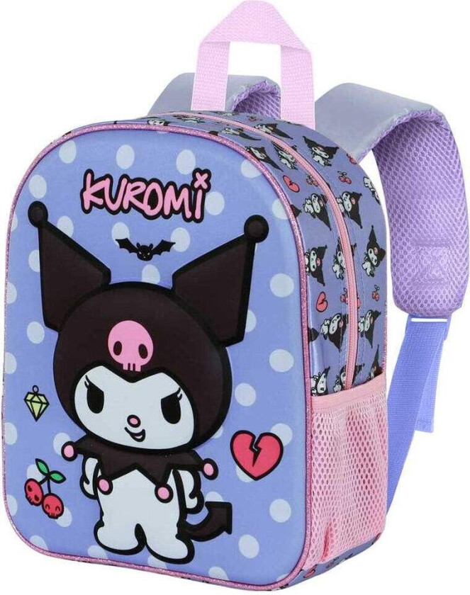 Hello Kitty og venner Kuromi Rebel 3D-ryggsekk 30 cm
