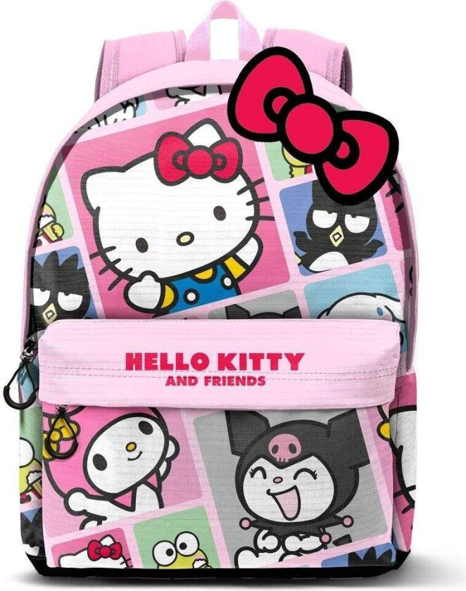 Hello Kitty Panels justerbar ryggsekk 44 cm