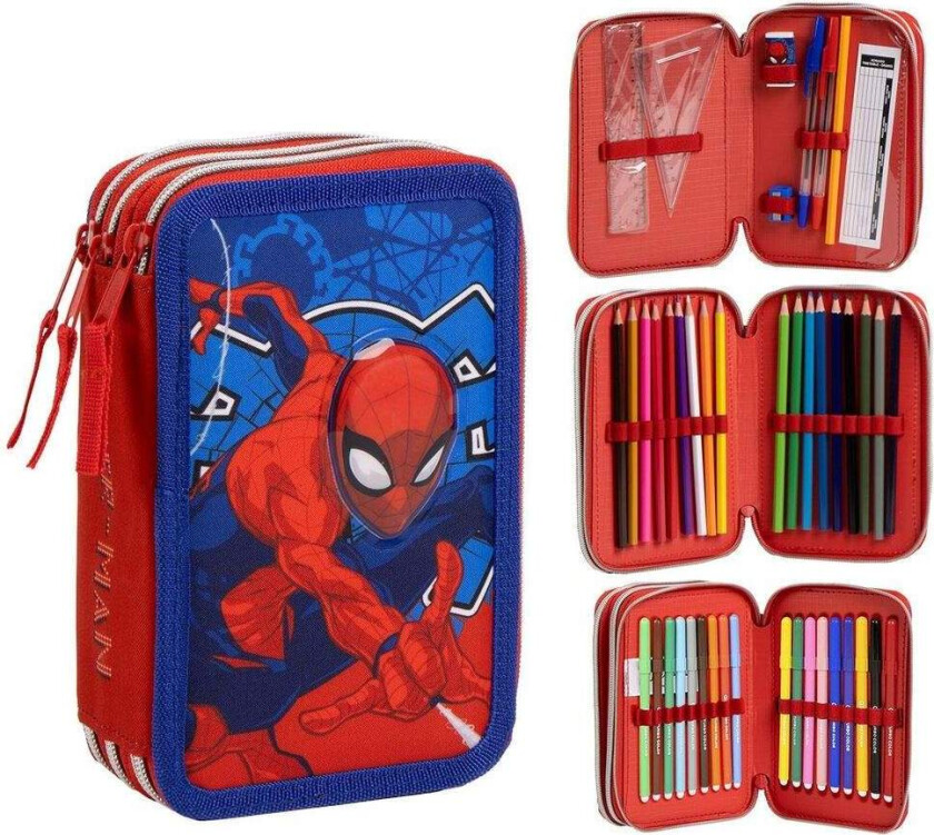 Marvel Spiderman trippelpennal