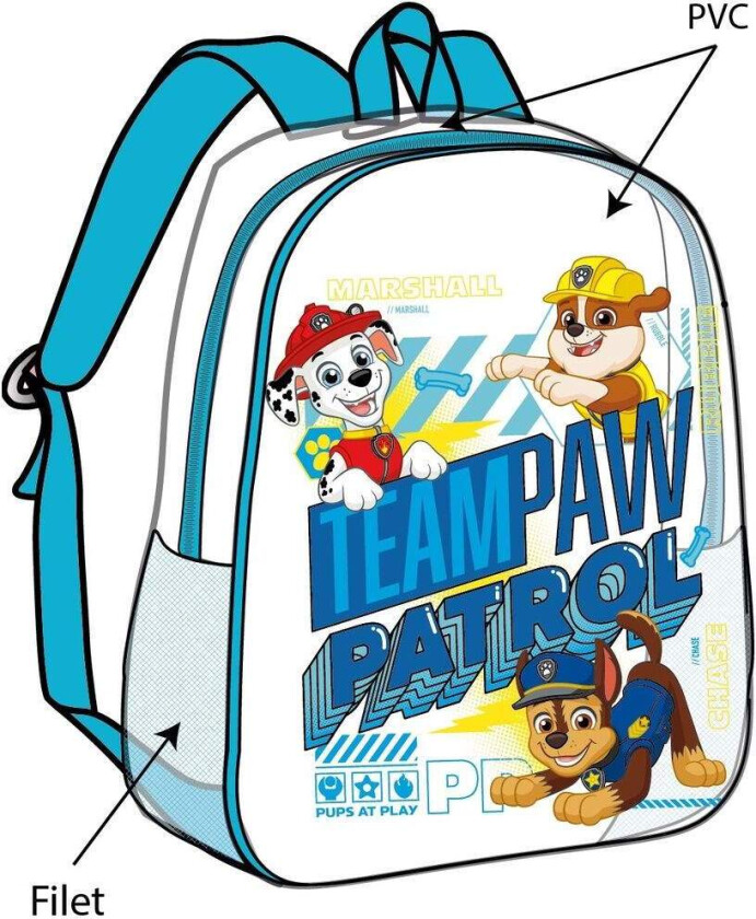 Paw Patrol-ryggsekk 31 cm