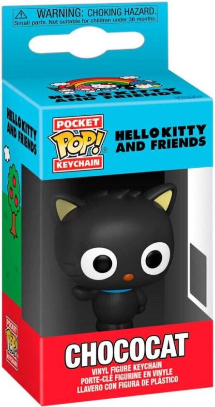 Lomme POP-nøkkelring Hello Kitty og venner Sjokoladekatt