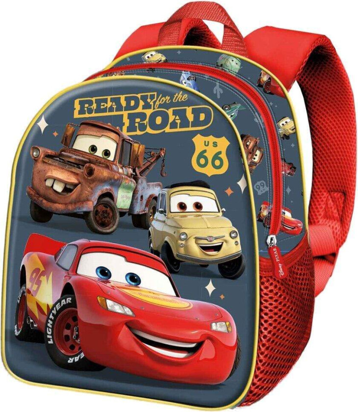 Disney Pixar Cars 3 Ready 3D-ryggsekk 30 cm