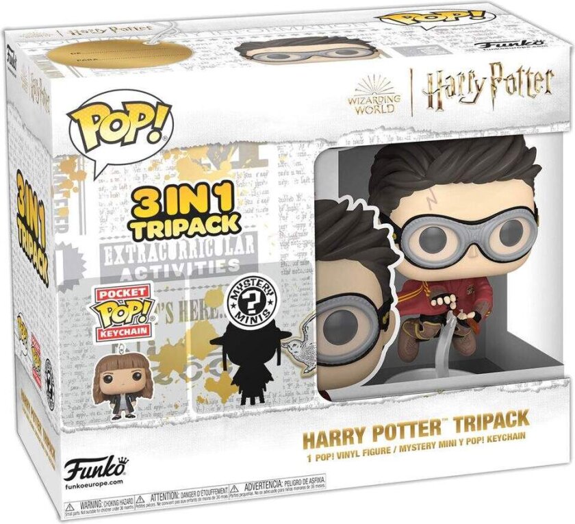 Harry Potter Funko Tripack POP + Mystery Mini + Nøkkelring