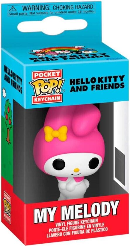 Lomme POP-nøkkelring Hello Kitty og venner My Melody