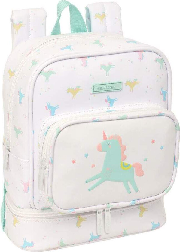 Enhjørning, tilpasningsdyktig lunsjveske, ryggsekk