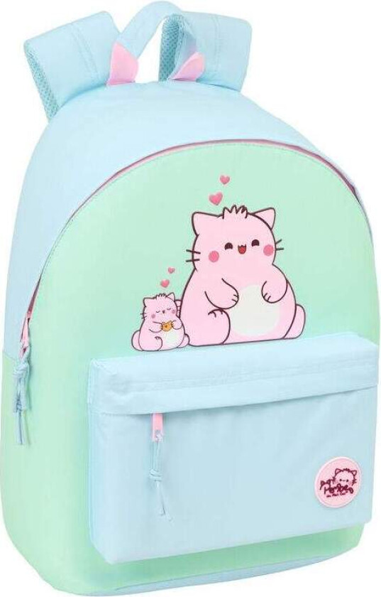 Pembe den rosa katten laptop-ryggsekk 41 cm