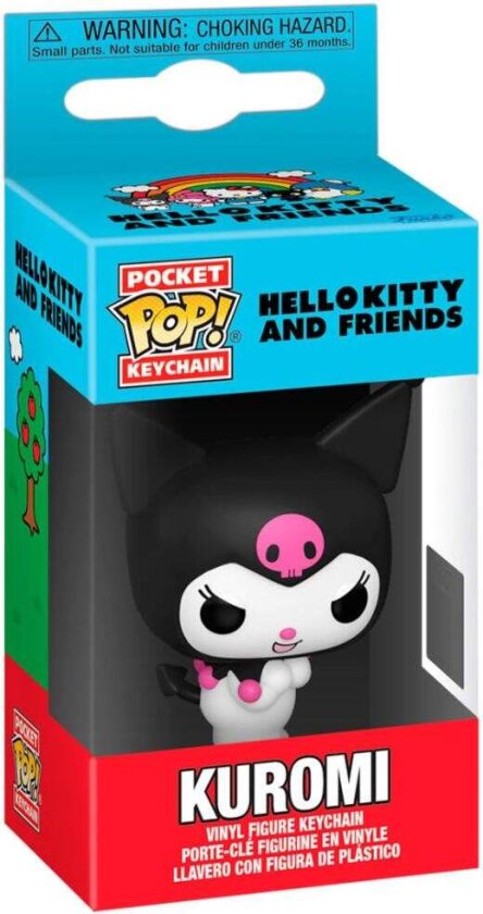 Lomme-POP-nøkkelring Hello Kitty og venner Kuromi
