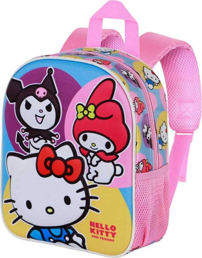 Hello Kitty og venner Happy 3D-ryggsekk 30 cm