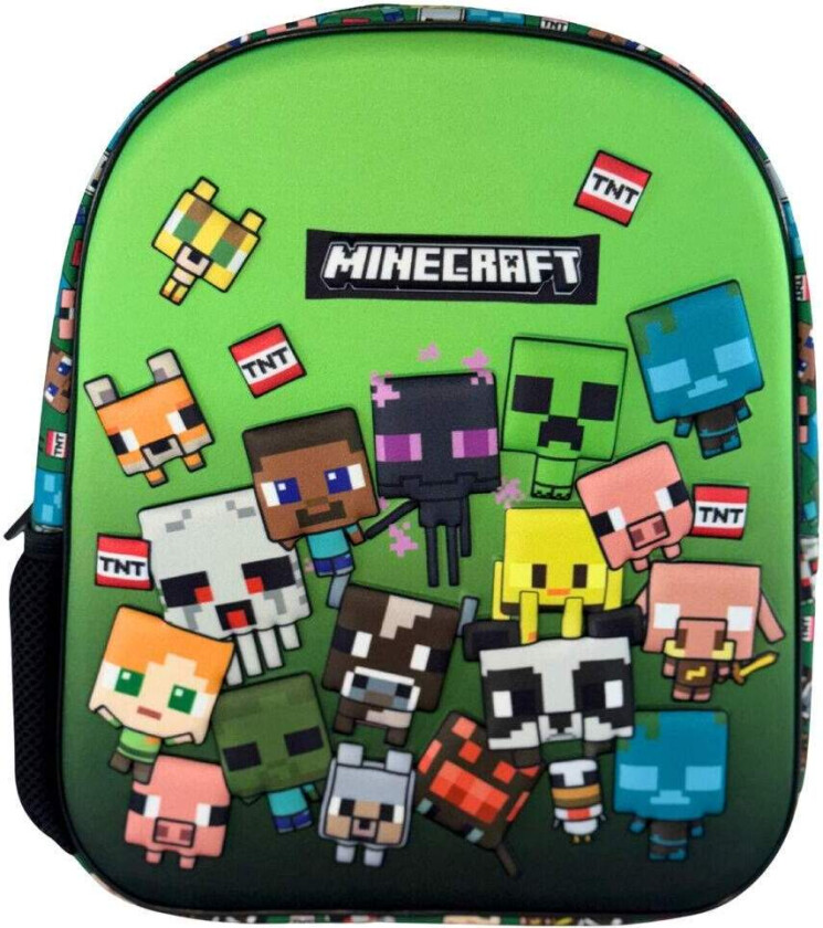 Minecraft-figurer 3D-ryggsekk 30 cm