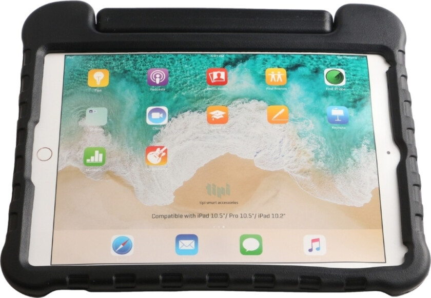 Procase Handle iPad 10,2/10,5 beskyttelsesdeksel, svart