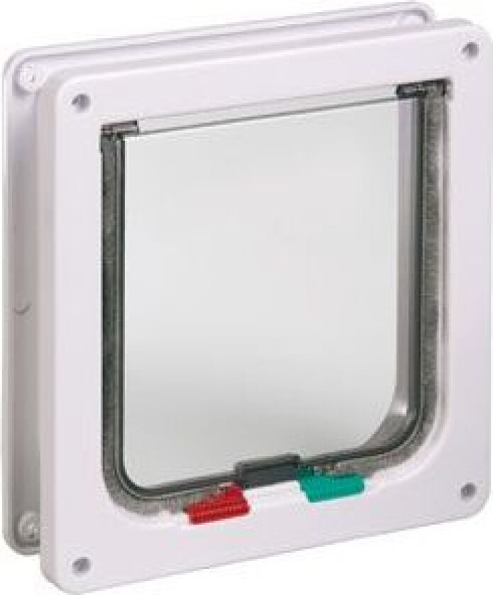 Katteluke 4-veis med Tunnel - Hvit