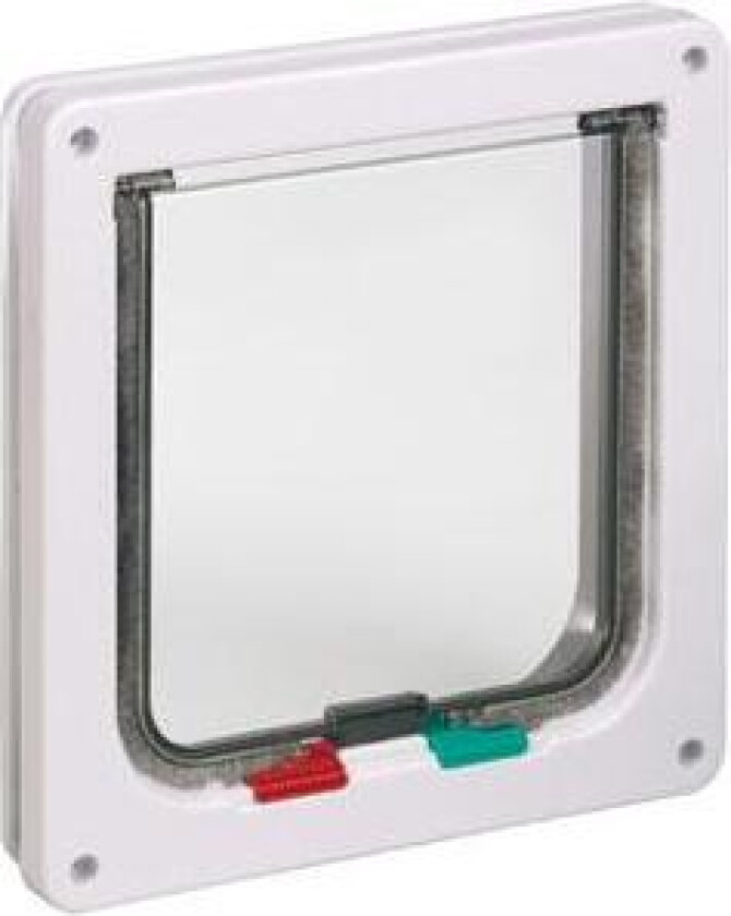 Katteluke 4-veis - Hvit