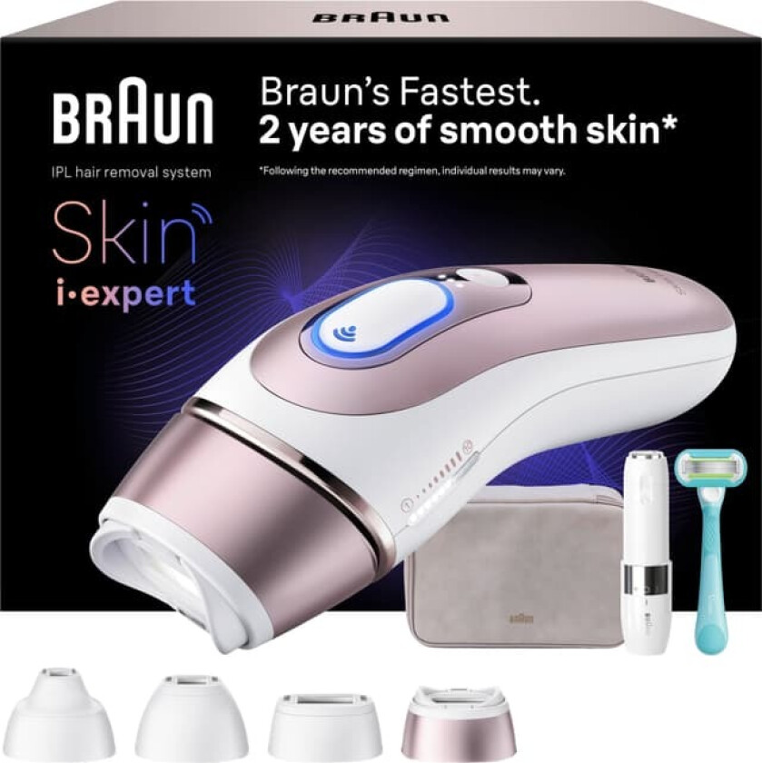 Smart IPL Skin i·expert hårfjernerlys PL7432 (hvit/bronse)